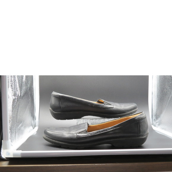 Natural Soul Shoes - Natural Soul Black Loafers Size 8.5 Very Little Wear